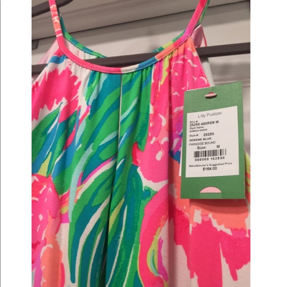 NWT Lilly Pulitzer Paradise Bound Isabeau Dress M - Picture 5 of 8